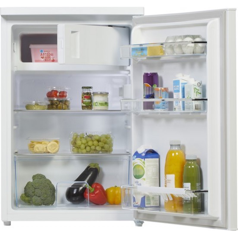 ETNA KVV856WIT - Vrijstaande koelkast met vriesvak - 56 cm - Energielabel D - LED verlichting - 39 db A