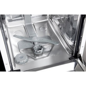 ETNA VW47SM - Vaatwasser volledig geintegreerd 45 cm - 9 Programma's - 9 Couverts - Digitaal display - Aquastop - RVS bedieningspaneel