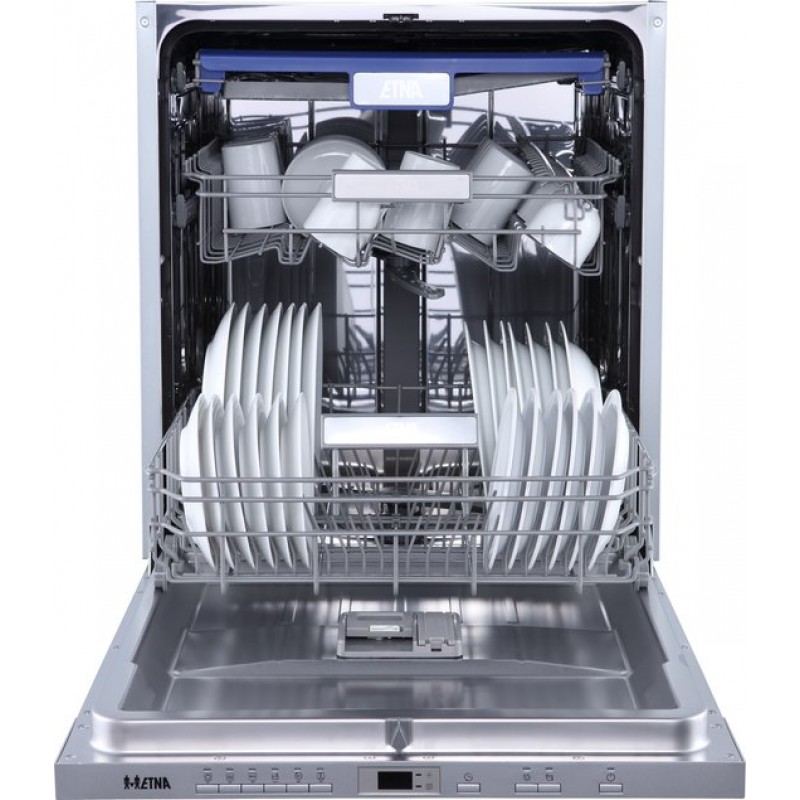 ETNA VW742N - Inbouw vaatwasser 60cm - Volledig geïntegreerd - Energieklasse D - Geluidsniveau 42 dB - 14 couverts - LED binnenverlichting - Self clean