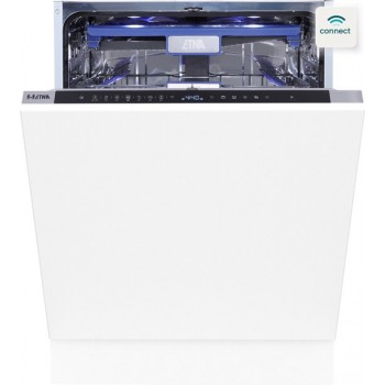 ETNA VW743HNC - Inbouw vaatwasser (60 cm) - Energieklasse A - Geluidsniveau 43 dB(A) - XL - 16 couverts - LED binnenverlichting - ETNA connect