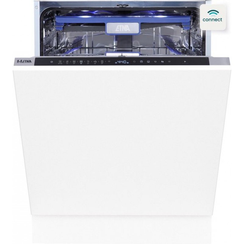 ETNA VW743HNC - Inbouw vaatwasser (60 cm) - Energieklasse A - Geluidsniveau 43 dB(A) - XL - 16 couverts - LED binnenverlichting - ETNA connect