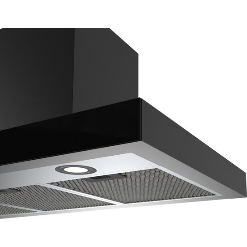 Everglades EVCH9840B - Afzuigkap - Zwart - 90CM - Met Krachtige Motor van 800M3-H - Energieklasse A - 4 Standen - Tiptoets - Digitaal