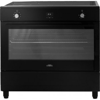 Everglades EVCK9225 - Inductiefornuis - Mat Zwart - 90CM - 10 Ovenstanden - Turbo Hete Lucht Oven - Digitale Timer