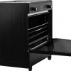 Everglades EVCK9225 - Inductiefornuis - Mat Zwart - 90CM - 10 Ovenstanden - Turbo Hete Lucht Oven - Digitale Timer