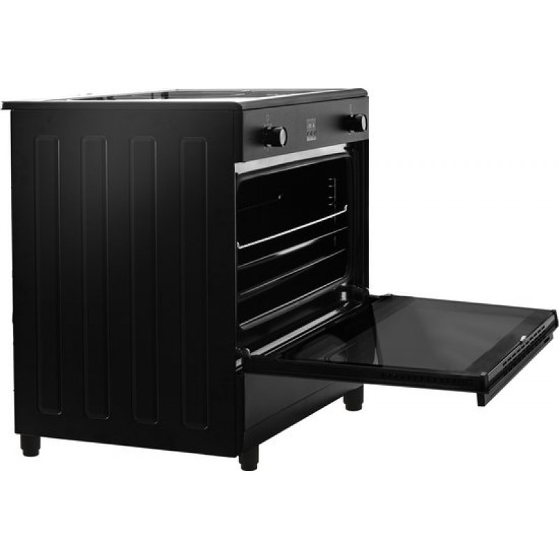 Everglades EVCK9225 - Inductiefornuis - Mat Zwart - 90CM - 10 Ovenstanden - Turbo Hete Lucht Oven - Digitale Timer