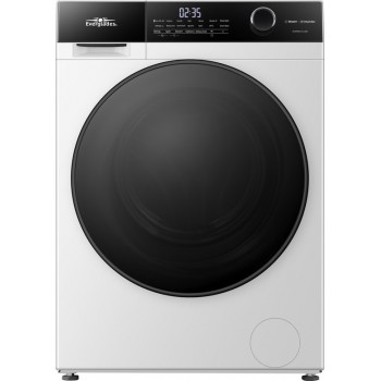Everglades EVWM91411AW Zuinige Wasmachine - 9KG - A Klasse - Stoomfuncties/Allergie+ - Koolborstelloze Motor - Zeer Stil 72dB - Alpine Wit