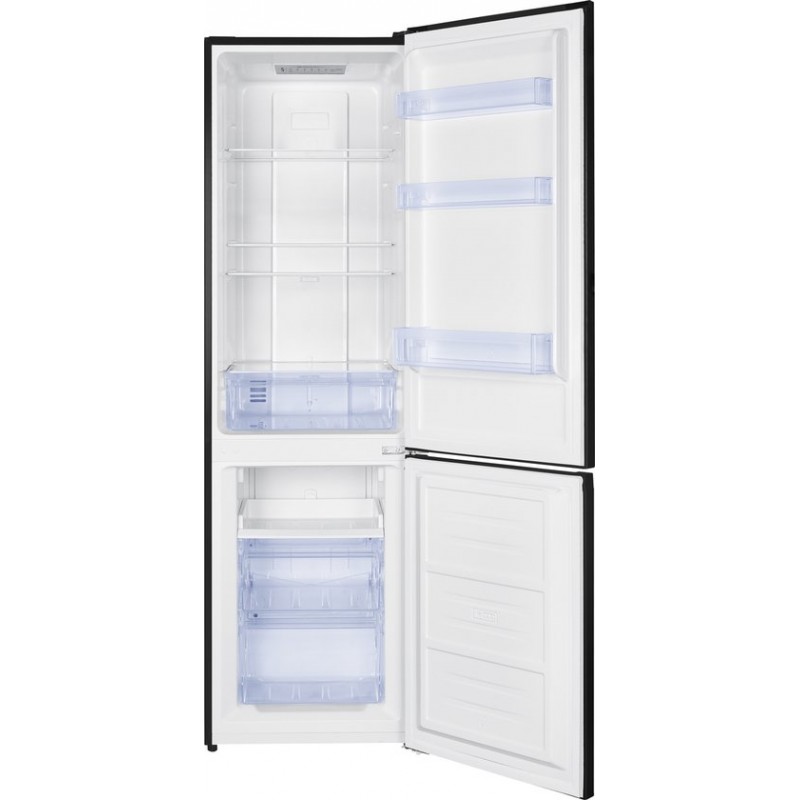 Frilec BONN265-NF-040-DBL - Koel-vriescombinatie - Energielabel D - 253 Liter - Zwart