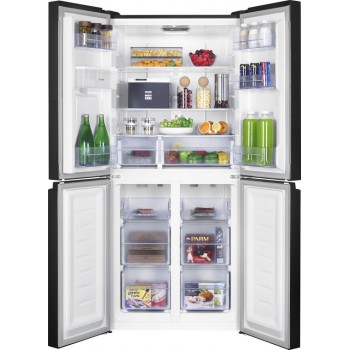 Frilec BONN-MD458-WS-040DDI - Amerikaanse koelkast - 5 Jaar garantie - No-Frost - Dark Inox - 419 liter