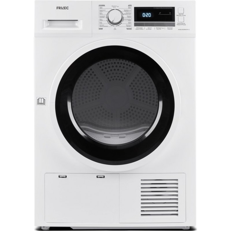 Frilec KOBLENZ8600TK - Condensdroger  - Wit - 8kg Laadvermogen - Wit