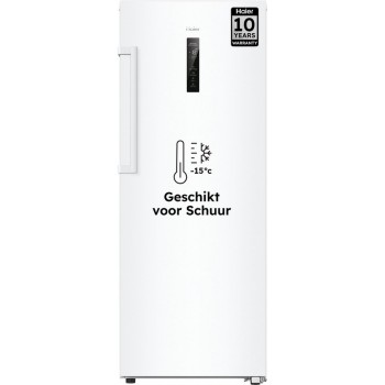 Haier H4F226WDH1 - Vrijstaande Diepvriezer - 226L - Geschikt voor schuur (tot -15°C ) - Total No Frost - Geconnecteerd - Energieklasse D - Externe Touchscreen Display - Ijsblokjesmaker - Omschakelbaar naar koelkast