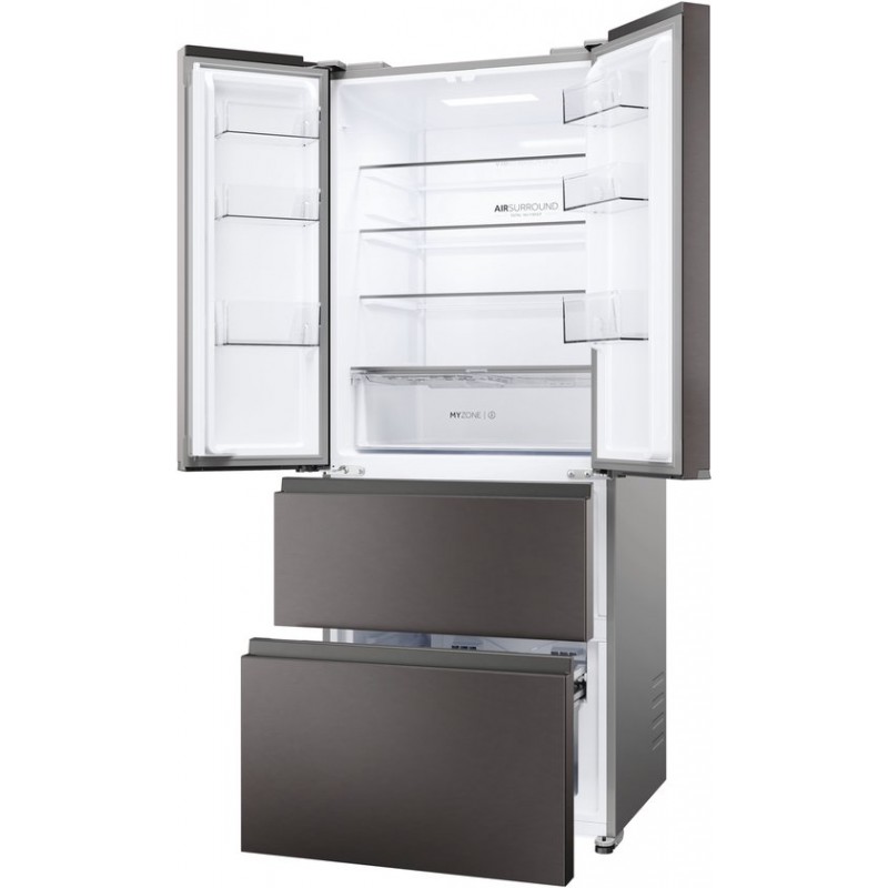 Haier HFR3718ENMD - Koel-vriescombinatie - 467L - Total No Frost - Direct Access lades - 99% Air Surround - Energieklasse E