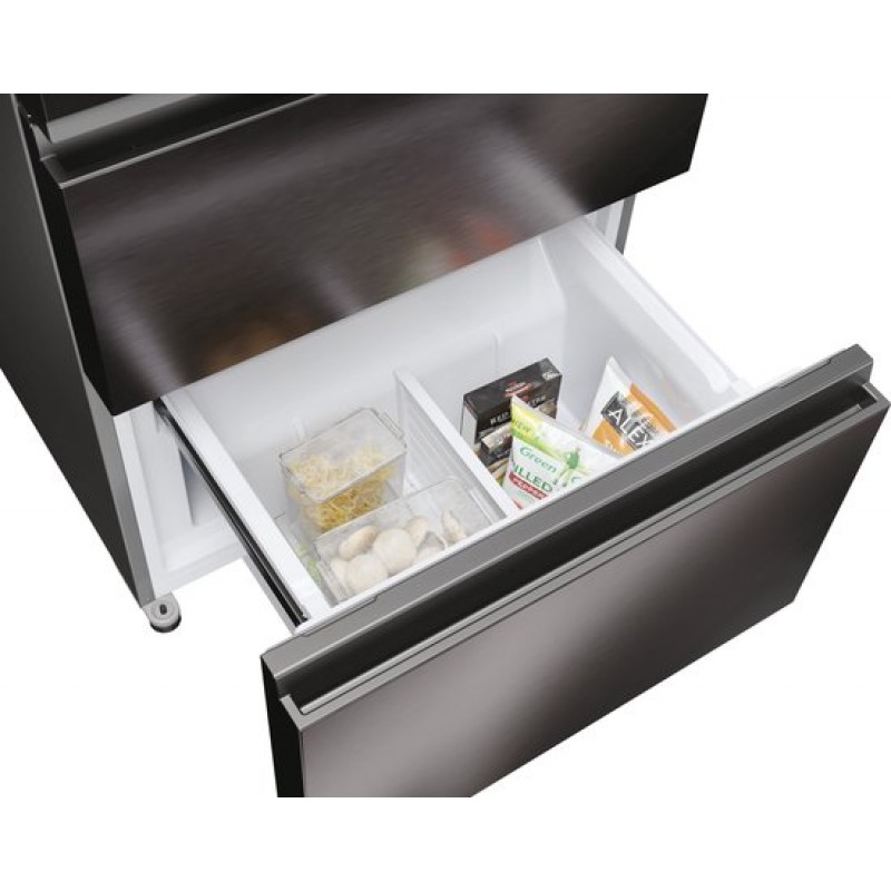 Haier HFR3718ENMD - Koel-vriescombinatie - 467L - Total No Frost - Direct Access lades - 99% Air Surround - Energieklasse E