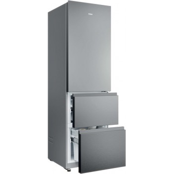Haier HTR3518ENMX - Koel-vriescombinatie - 303L - Direct Access Lades - Flexible Deur Vakken - Total No Frost - 99% Air Surround - Energieklasse E