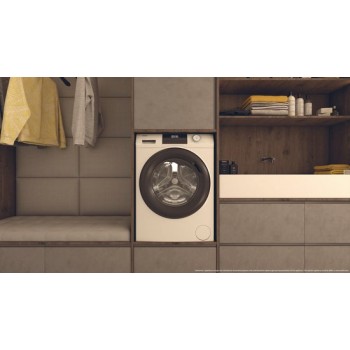 Haier HW80-BP14929A-S - Wasmachine - 8kg - A - Extra stil 70 dB - Stoombehandeling - Antibacteriële Behandeling ABT - 16 programma’s