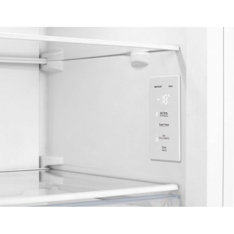 Hisense FV298N4AWC - Vrijstaande vriezer - No-Frost - 172 cm hoog - 240 liter - Energielabel C - Geschikt voor schuur tot -15°C - FastFreeze - LED display - Deuralarm - Inverter compressor