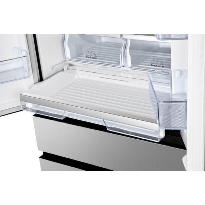 Hisense RF540N4SBI2 - Amerikaanse koelkast - RVS - French door - Inhoud 302 liter - SuperCool - MetalCooling