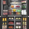 Hisense RQ760N4SBFE - Amerikaanse koelkast - No-Frost - 178 cm hoog - 540 liter - Energielabel E - Invriesvermogen 9 kg/24u - Geluidsniveau 37 dB - LED Display - SuperCool - FastFreeze - Deuralarm - Interverter Compressor - ConnectLife