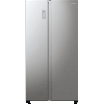 Hisense RS711N4ACE - Amerikaanse koelkast - Energielabel E - 550L - No-Frost - Freezer Convert - Fast Freeze - RVS - 38dB - LED-display