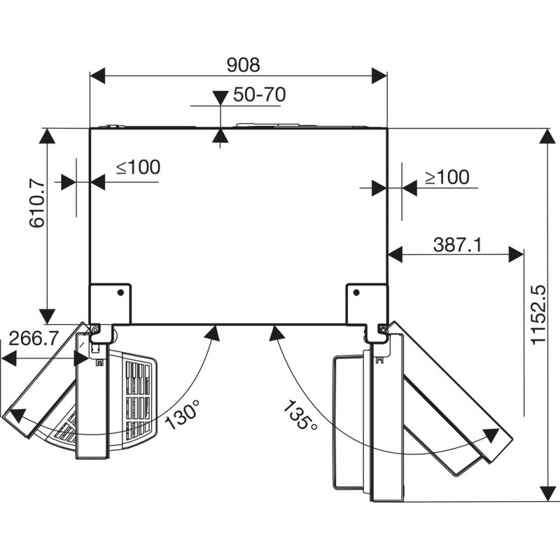 Hisense RS818N4TFC - Amerikaanse koelkast - Energielabel C - Water- ijsdispenser - Metal Cooling - No Frost - Zwart- Multi-Air Flow - Fast Freeze - 35dB A - Inverter Compressor - 632 Liter