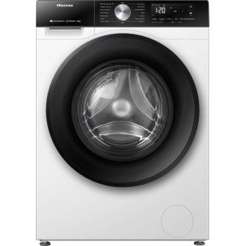Hisense 3S Serie WF3S9043BW3/BLX - Wasmachine met Energielabel A -30% - 9kg - 72dB (A) - Steam Wash -1400 toeren - Power Wash 49' - ConnectLife - Inhoud Trommel 60 Liter