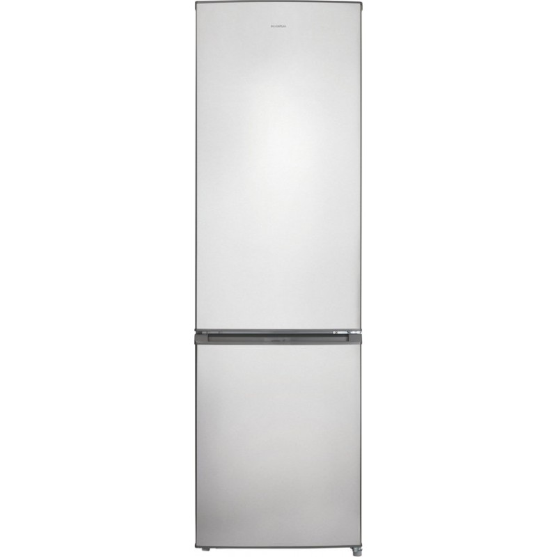 Inventum KV1808R No Frost energiezuinige koel-vriescombinatie - 180 cm hoog - 270 liter - Superkoelen - Supervriezen - Energielabel D - Vrijstaand - RVS