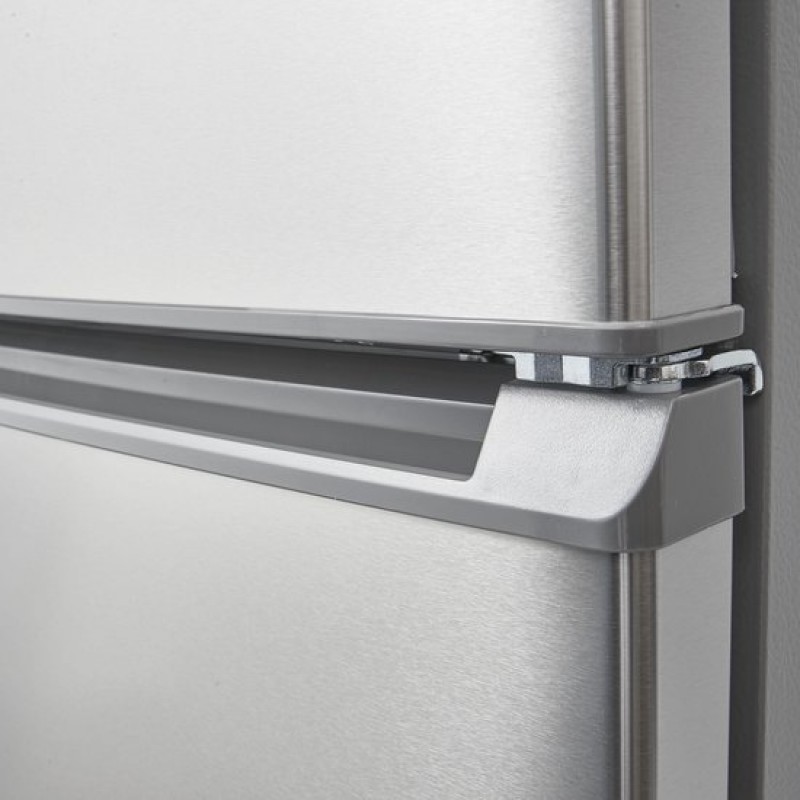 Inventum KV1808R No Frost energiezuinige koel-vriescombinatie - 180 cm hoog - 270 liter - Superkoelen - Supervriezen - Energielabel D - Vrijstaand - RVS