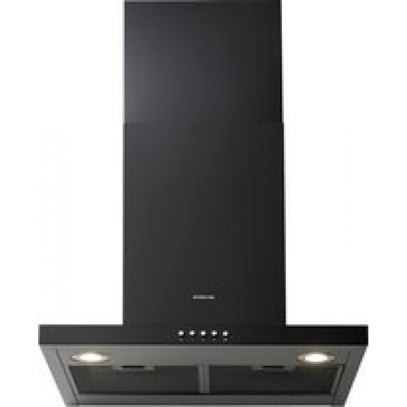 Inventum AKB6015ZWA - Wandschouw afzuigkap - 60 cm - 700 m3/h - 4 standen - Energieklasse A++ - Zwart