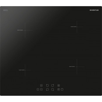 Inventum IKI6030 - Inbouw inductie kookplaat - 60 cm - 4 kookzones - 1- of 2-fase - Randloos - Zwart