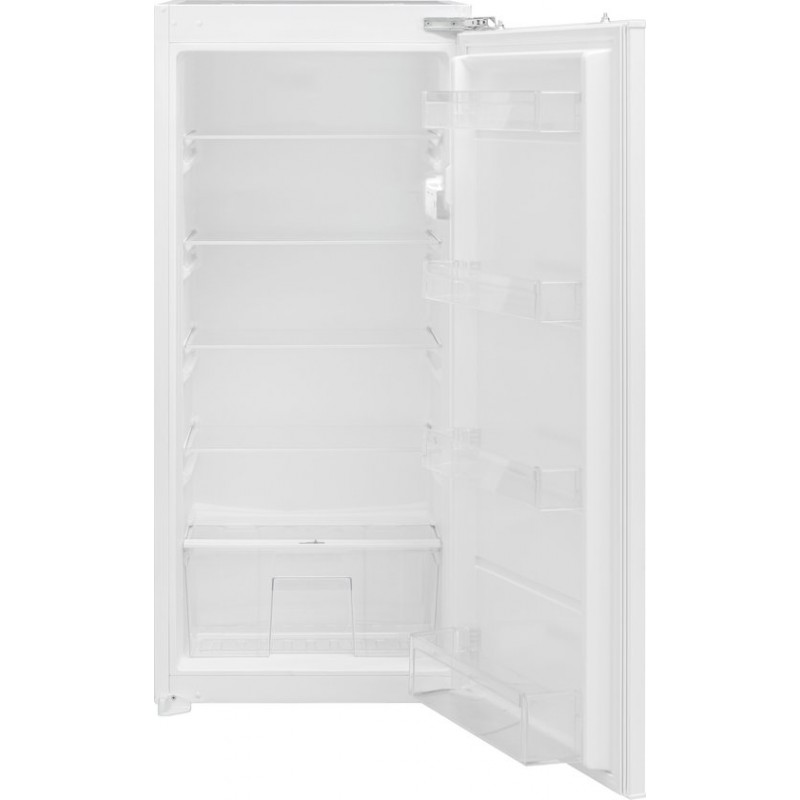 Inventum IKK1222D 122 cm energiezuinige inbouw koeler - Zeer stil - Koelkast 193 liter - Vershoudlade - Superkoelen - Vakantiestand - Deuralarm - Led-verlichting - Deur op deur - Wit