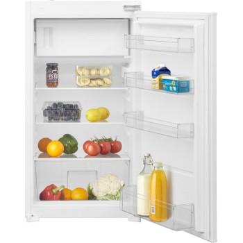 Inventum IKV1022S 102 cm energiezuinige inbouw koelkast - Met vriesvak - Stil - Superkoelen - Supervriezen - Deuralarm - Vakantiestand - 139 liter - Sleepdeur - Wit