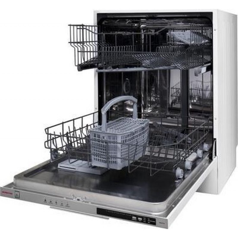 Inventum IVW6008A inbouw vaatwasser - 13 couverts - Volledig integreerbaar - Bestekmand - 6 programma’s - Max nishoogte 87 cm - Startuitstel - Energielabel D