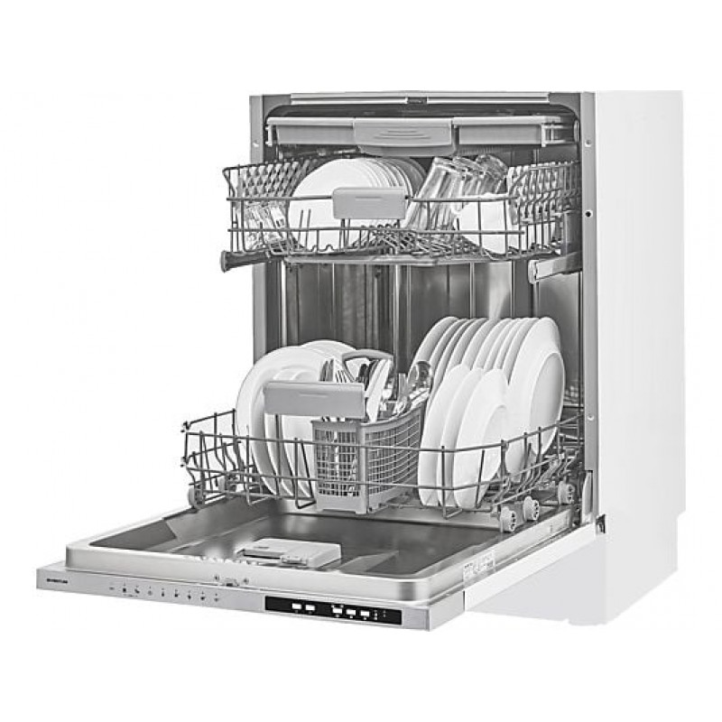 Inventum IVW6035AXL - Inbouw Vaatwasser - 15 couverts - 9 programma’s - SteamWash - Besteklade - Stil - BLDC motor - 60 cm breed - Volledig ingebouwd - Energielabel D