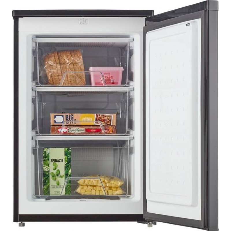 Inventum VR550B - Vrijstaande vriezer - Tafelmodel - 88 liter - 3 lades - Zwart