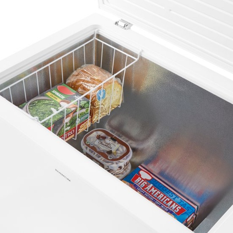 Inventum VK952W Low Frost vrieskist - 198 liter - 81,5 cm breed - Supervriezen - Geschikt voor garage tot -15°C - Digitale thermostaat - 1 opbergkorf - Diepvrieskist - Wit