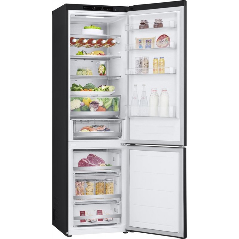 LG GBV7280BEV, 387 L. LUXE Koel-Vries combinatie, B, Zeer stil 33 dB, DoorCooling+™ - FreshBalancer™ - FreshConverter™ - Total No Frost - Inverter Compressor 