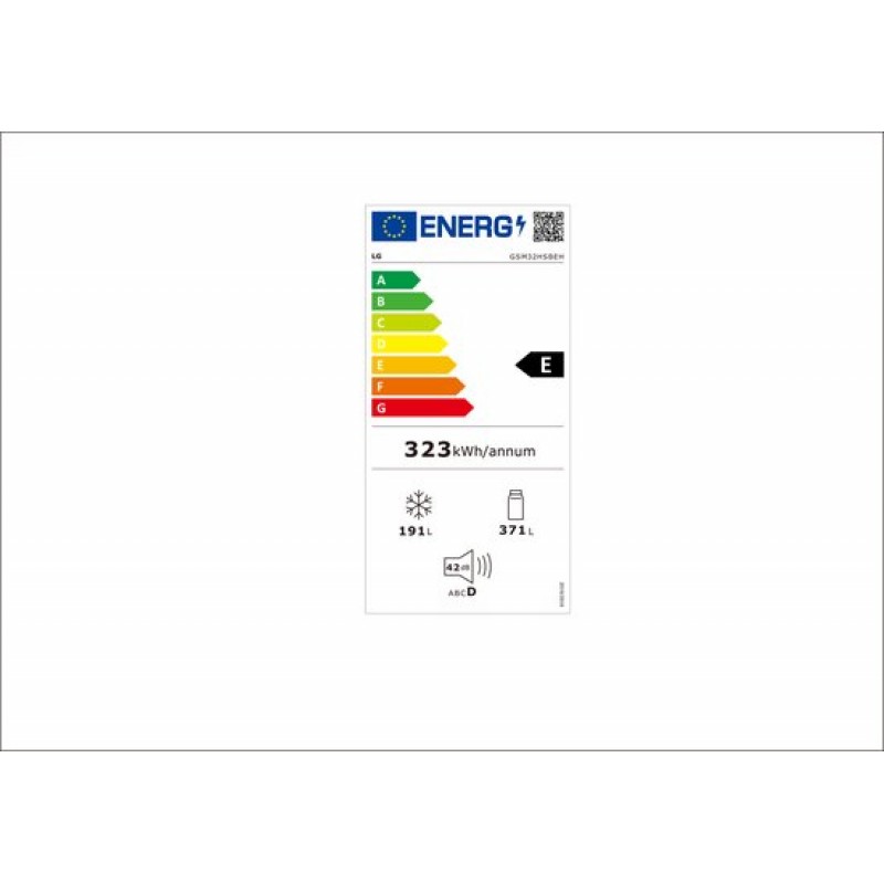 LG GSM32HSBEH – Amerikaanse koelkast-  562L - Total No Frost - Zilver-Water & IJsdispenser met Waterreservoir