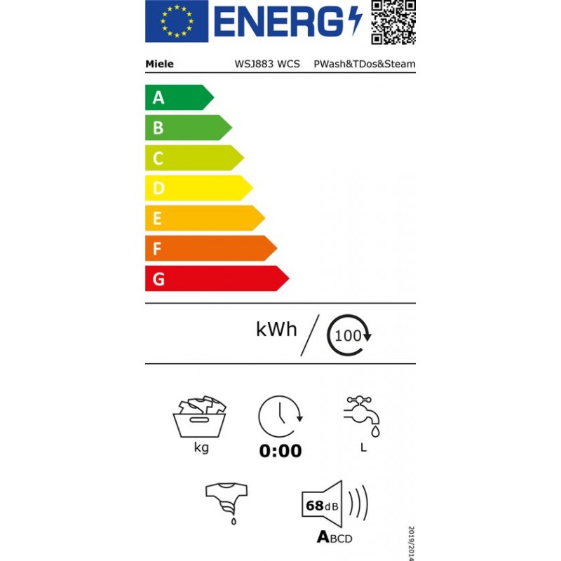 Miele WSJ 883 WCS PowerWash & TwinDos & SteamCare - Wasmachine - 9 kg - A