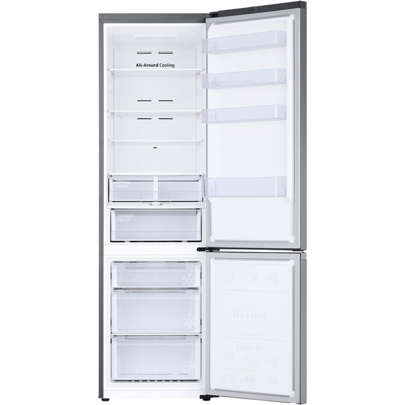 Samsung RB38C603CS9 - Koel-vriescombinatie - Zilver - 390 liter - Energieklasse C - Easy Clean