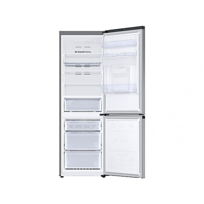 SAMSUNG RL34C652CSA koel-vriescombinatie C, 341 l, 1853 mm hoog, RVS Look-Urban Silver