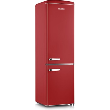 Severin RKG 8917 - Koel-vriescombinatie - 244 Liter - Retro - Rood