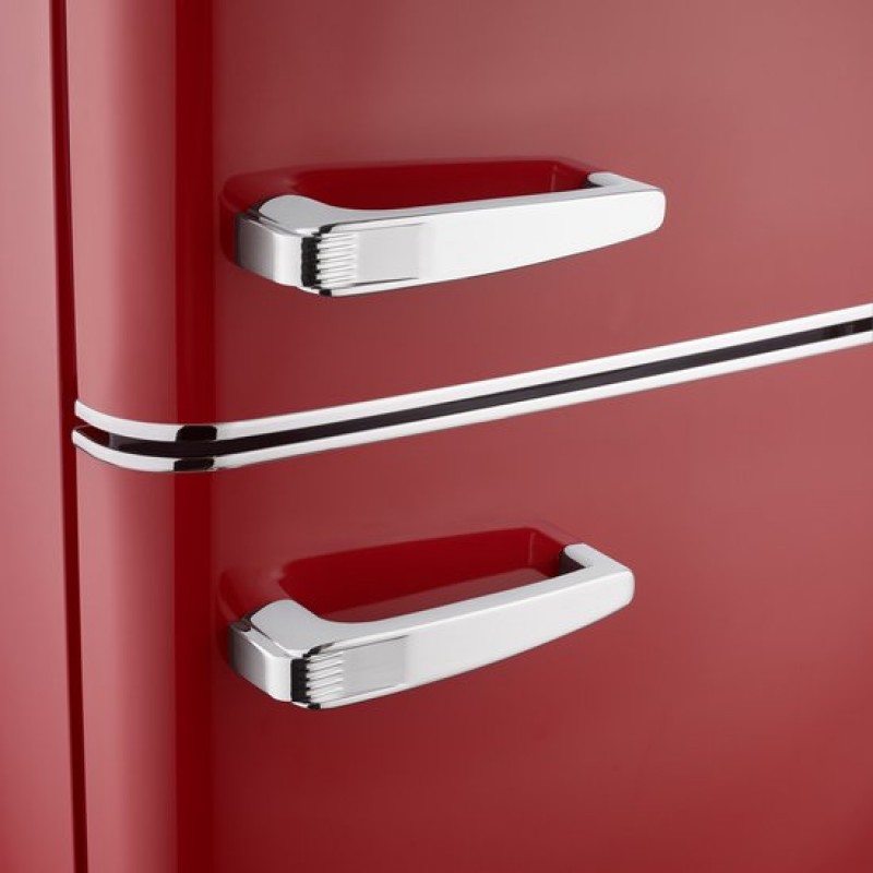 Severin RKG 8983 - Retro Koelvries combinatie - Rood - Energieklasse D