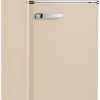 Severin 8933 - Koelvriescombinatie vrijstaand - retro koelkast - beige