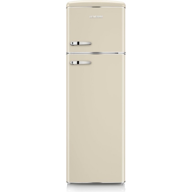 Severin RKG 8985 - Retro Koelvries combinatie - Creme- Energieklasse D