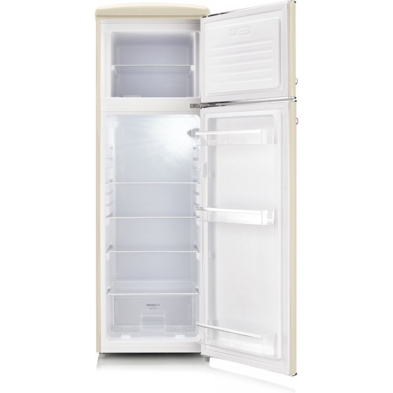 Severin RKG 8985 - Retro Koelvries combinatie - Creme- Energieklasse D