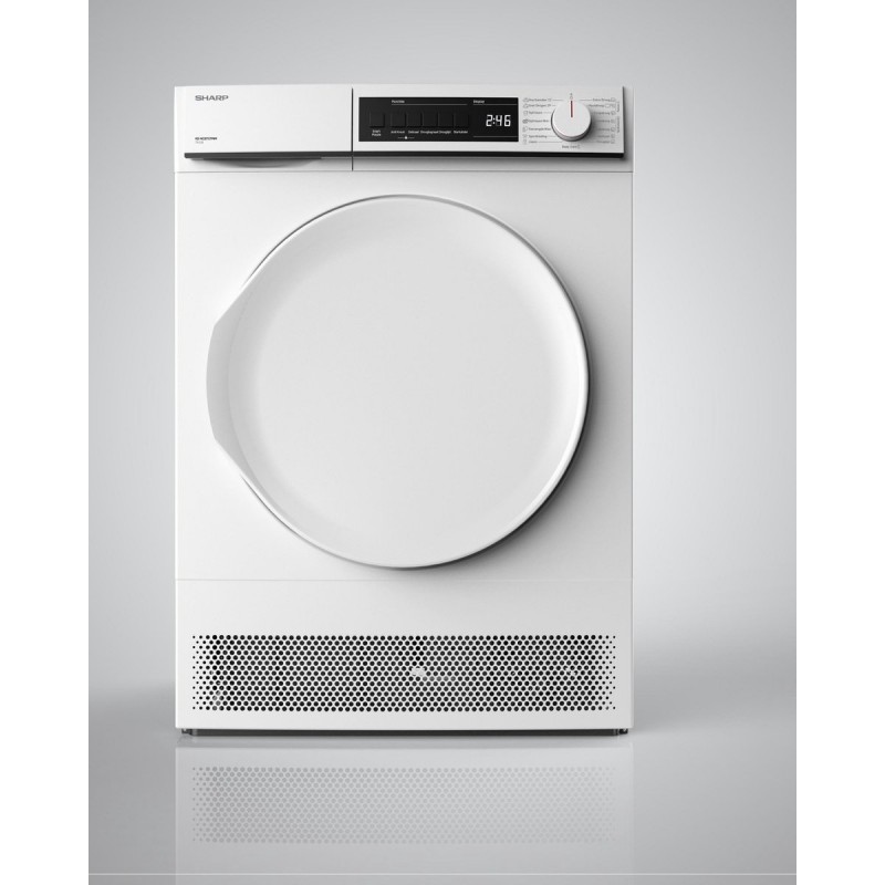 Sharp KDNCB8S7PW91BX 8kg condensdroger newline