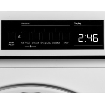 Sharp KDNCB8S7PW91BX 8kg condensdroger newline