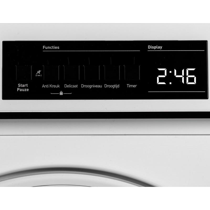 Sharp KDNCB8S7PW91BX 8kg condensdroger newline