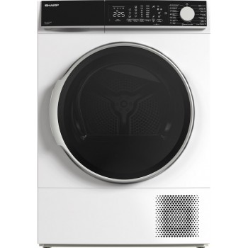 Sharp KDNL2S9W2BE - warmtepomp droger - 12KG - 15 programma's - trommelverlichting - WIT