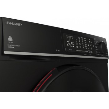 Sharp KDWNHL0S9GB21BX - warmtepomp droger - 10KG - energie klasse A++ - WIFI - Mat Zwart