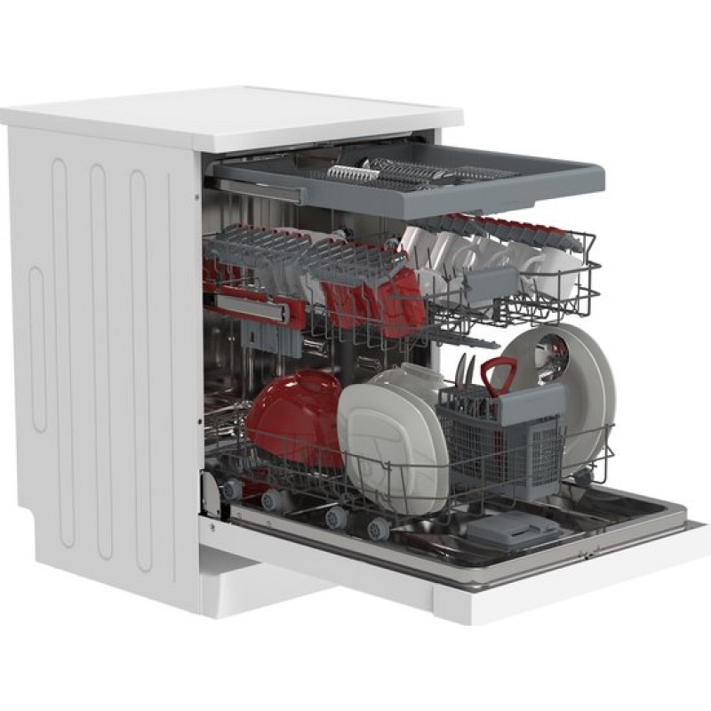 Sharp-QWNA1FF45DWEU-vrijstaande vaatwasser-energieklasse D-besteklade-wit